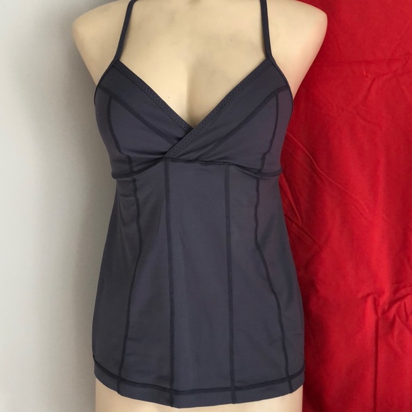 Lulu adjustable straps workout top